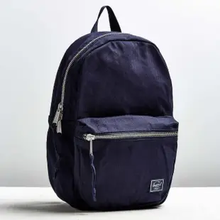 【Herschel】Lawson 高階 Surplus 深藍 虎紋 迷彩 厚帆布 金屬拉鍊 筆電夾層 防潑水 男生 背包 後背包