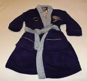 Fremantle Dockers AFL Boys Purple Grey Embroidered Dressing Gown Size 4 New