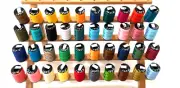Madeira 100% Poly Embroidery Thread 40 Spools - Lot 22