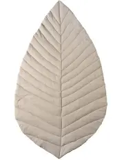 [Cattywampus] Leaf Cotton Play Mat Oat