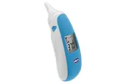Chicco Comfort Quick Fast Compact Ear Thermometer Probe Baby Fever Alarm w Case