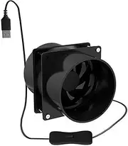 Portable Fume Extractor Fan for Kitchen Smoke Removal Duct Exhaust Air Ventilation Fan ABS Portable Extractor Fan, only Fan