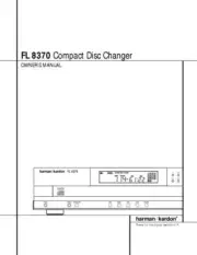 Harman Kardon FL-8370 CD Changer Owners Manual
