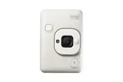 Fujifilm Instax Mini LiPlay 2-in-1 Hybrid Instant Camera and Smartphone Printer - Misty White