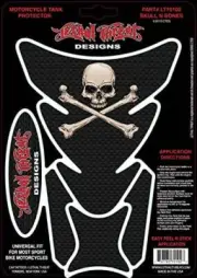 Tank Protector Lethal Threat Designs "Skull & Bones" 1 Pack LT70102