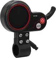 Electric Thumb Throttle, 48V 6 Pin Electric Bike Thumb Instrument Controller with USB Charging Port, Display, for KUGOO M4 Electric Scooters, Practical Communication Instrument Replacement