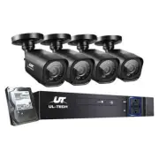 UL-tech Home CCTV Security System Camera 4CH DVR 1080P 1500TVL 1TB Outdoor Home