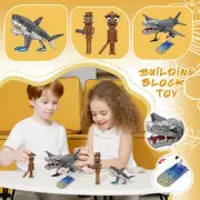 Children's Interactive Puzzle Assembly Anime Character Building Block Toy Set
