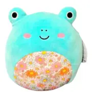 Squishmallows ROBERT the Frog w/ Floral Belly 8 inch Spring Squad Plushie Toy