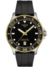 [Tissot] Seastar 1000 40mm Watch in Black/Gold