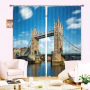 Spectacular Architecture 3D Blockout Photo Print Curtain Fabric Curtains Window