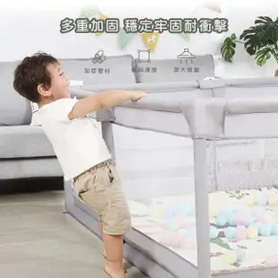 【KIDS PARK】遊戲圍欄120x160cm(兒童遊戲圍欄 嬰兒遊戲床 嬰兒圍欄 遊戲球池 球池圍欄 摺疊圍欄)