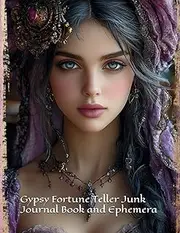 Gypsy Fortune Teller Junk Journal Book and Ephemera