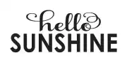 Primitive STENCIL*hello Sunshine* 6"x12" for Signs Crafts Scrapbook Airbrush