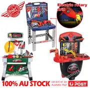 Tool Work Bench / Box / With Battery Operated Drill Set kids Pretend Play Toy