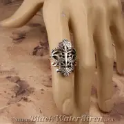 VOODOO VEVE - ERZULIE FREDA - RING Sterling SILVER 925 Lwa Vodou