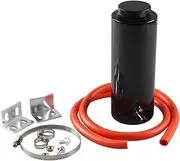 Radiator Fin Comb Kit Universal Car Radiator Coolant Tank 800ml Coolant Expansion Tank Overflow Oil Catch Tank Cooling Catch Bottle Reservoir(Black)