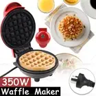 Mini Waffle Maker Non Stick Baking Pan Pancake Heating Breakfast Making Machine