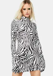 Bite Back Mesh Bodycon Mini Dress