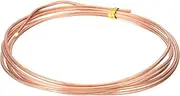 uxcell 99.9% Pure Copper Wire for Jewelry Making, 12 Gauge (2mm) Copper Craft Wire 4.9 Feet Beading Jewelry Making Supplies for Crafting Wreath Electroculture Gardening