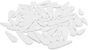 Ceramic Decorative Sheet Mosaic Tiles Picture Frames Tiles Petal Crafts DIY Mosaic Craft Stained Petal Leaves White Ceramics