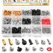 PC Computer Screws Standoffs Set Kit 502 Pieces Hard Drive Motherboard Case Fan