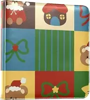 Colorful Christmas Bear Squares Photo Album Binders Photo Books Self Adhesive Pages Scrap Book Photo Albums Photo Albums For 4 x 6