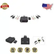 Remote Control 2-Port DisplayPort KVM Switch - Compact & USB Expandable