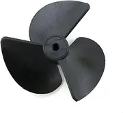 FELUXO 20PCS RC Ship 3 Blades Nylon Propeller Three-Blade 2mm Propellers Large Thrust Props/Paddle, for DIY Model Boat Shaft Spare Part Aluminium Alloy RC Boat Propeller