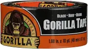 Gorilla Heavy Duty 9m Extra Long Double Adhesive Duct Tape - 48mm Wide Black Gorilla Tape Heavy Duty All Weather Strong Tape - Moisture Resistant - Pack of 1