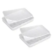 2pcs Fridge Organizer Storage Bins Egg Storage Organizer Case