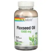 2 X Solaray, Flaxseed Oil, 1,000 mg, 240 Softgels