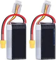 3S 2200mAh Shorty LiPo Battery 11.1V 50C with T/XT60 Plug for RC Cars, Trucks, Drones, and Airplanes(3S 2200mah XT60)