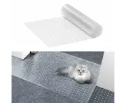 VEVOR Carpet Protector for Pets, 15" x 4' PVC Scratch-Proof Cat Carpet Protector