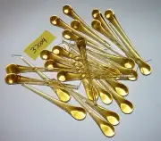 25 1980's Czech. Amber Tear Drops, Chandelier Parts, Suncatchers Lusters. 6 1/4"