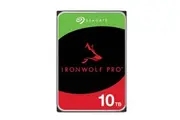 Seagate 10TB 3.5' IronWolf Pro NAS SATA Hard Drive (ST10000NT001) -5-year limited warranty -6Gb/s Connector - CMR Recording Technology