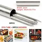 Stainless Steel BBQ Skewers BBQ Sticks Metal BBQ Skewers Grilling Skewers Set