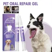 1/2pcs Pet Repair Gel, Pet Teeth Care Gel For Eliminate Bad Breath D4O1