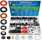 258 Pcs 2-In-1 Spigot Washer & Hose Gasket Kit for Assorted Outdoor Faucet Garde