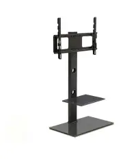 [Artiss] Floor TV Stand with Bracket Shelf Mount in Black