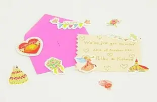 日本 AIUEO DIY裝飾紙片/ 生日派對