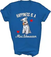 [Generic] Miniature Schnauzer Dog Mini Schnauzer Dog Mom Dad Dogs Lover Owner Unisex Shirt Gift Women Men
