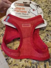 New Voyager Step-In Dog Harness - All Weather Mesh - Large Red