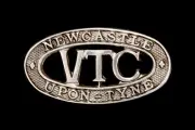Newcastle VTC Upon Tyne Shoulder Title White Metal