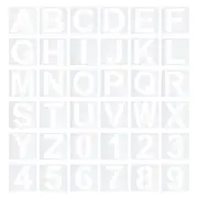11 Inch Letter Stencils Number Stencils, Alphabet Templates Numbers Stencil 36pc