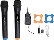 Wireless Microphone 2.4G Receiver Dynamic Coil Microphone Clear Sound Quality Intelligent Noise Reduction Versatile Application Portable Design for Home Conference Presentations