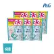 【日本P&G】Ariel 4D超濃縮抗菌凝膠洗衣球-清新白花(淺藍)-36入x6袋(2023日本境內版/補充袋裝)