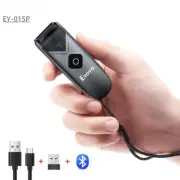 Portable 1D 2D Bluetooth Barcode Scanner QR Code Screen Reader Wired Scanner New
