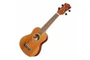 Tiki '7 Series' Cedar Solid Top Electric Soprano Ukulele with Hard Case (Natural Satin)