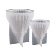 DIY Crystal Epoxy Resin Molds Striped Christmas Tree Mold Silicone Mould